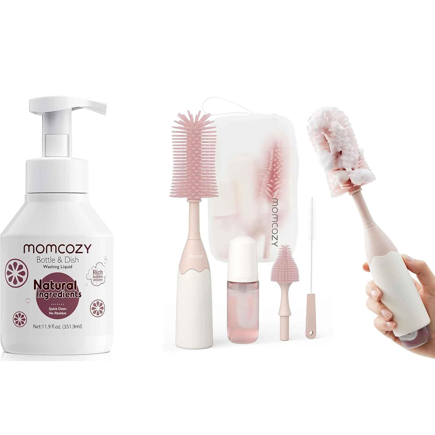 Amazon.com: Momcozy 7-in-1 Baby Bottle Brush Set & Momcozy Bottle
